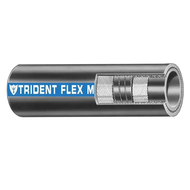 Trident Marine 1-1/2" Flex Marine Wet Exhaust  Water Hose - Black - Sold By The Foot [250-1126-Ft] 1