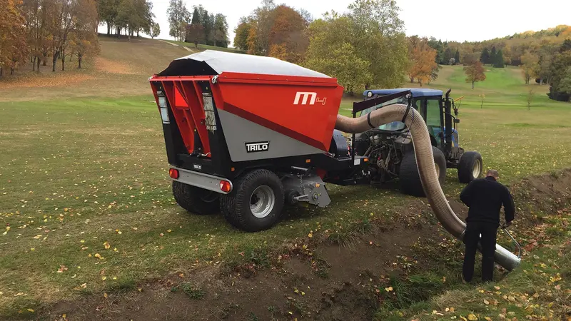 Trilo Vacuum Trailer Multipurpose | Model M4 | Width 82.7" | Length 159.5" | Capacity 5.2 Cubic Yard  | Horsepower 35-90 Hp | Pull Type Trailer | For Tractors 2
