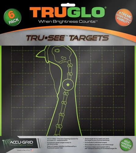 Truglo Tru-See Reactive Target - Turkey 6-Pack 1