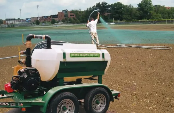 Turbo Turf Hydroseeder | Hs-300-Xpw | Width 62" | Capacity 300 Gallon | Engine Horsepower 19 Hp | Skid & Trailer 1