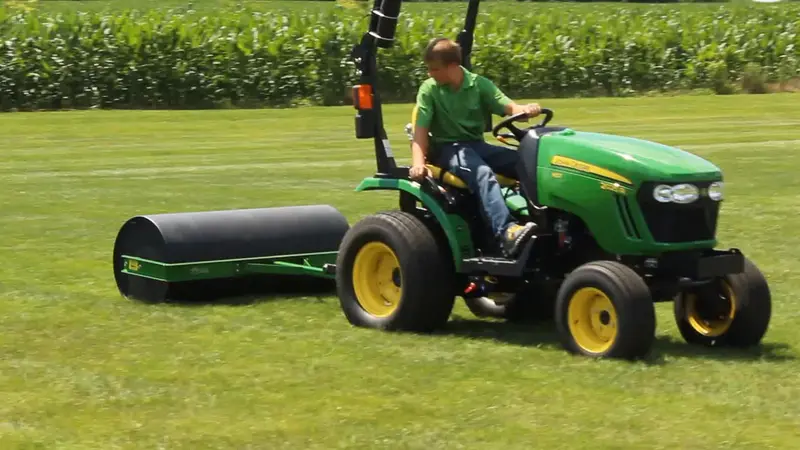 Turftime Heavy Duty Turf Rollers | Landscape Rollers (Lr-24 Series) | Width 66"-150" | Horsepower 40-75 Hp | Hydraulic Flow 12-18 Gpm | For Tractors & Skid Steers 1