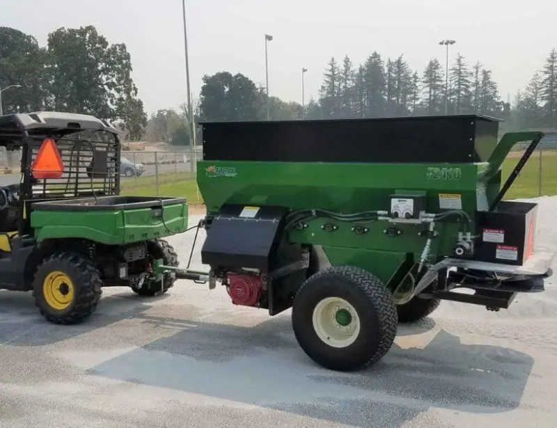 Turftime Topdresser | Model Tt-2410-Tt-2430 | With 36"-48" (Top) & 25" (Bottom) | Hopper Capacity 1-3.5 Yds | Horsepower 30-50 Hp | For Tractors 1