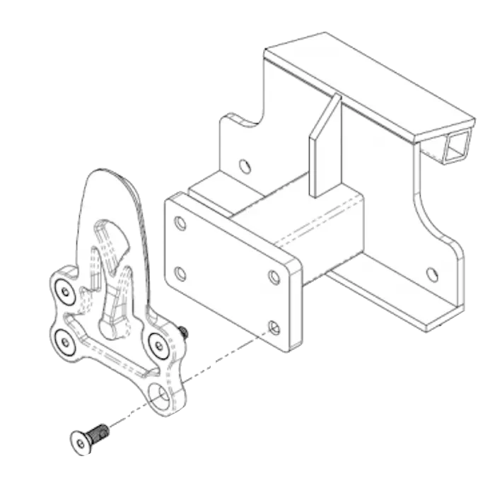Umount Utility Vehicles & Golf Cart Mounts | Proprietary Tool-Less Mounting System | Universal Compatibility | For Club Car, John Deere & Toro Vehicles 3