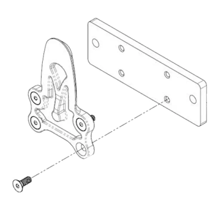 Umount Utility Vehicles & Golf Cart Mounts | Proprietary Tool-Less Mounting System | Universal Compatibility | For Club Car, John Deere & Toro Vehicles 4