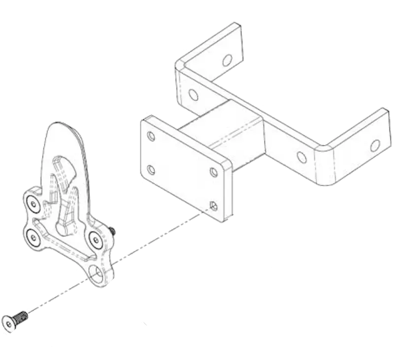 Umount Utility Vehicles & Golf Cart Mounts | Proprietary Tool-Less Mounting System | Universal Compatibility | For Club Car, John Deere & Toro Vehicles 5