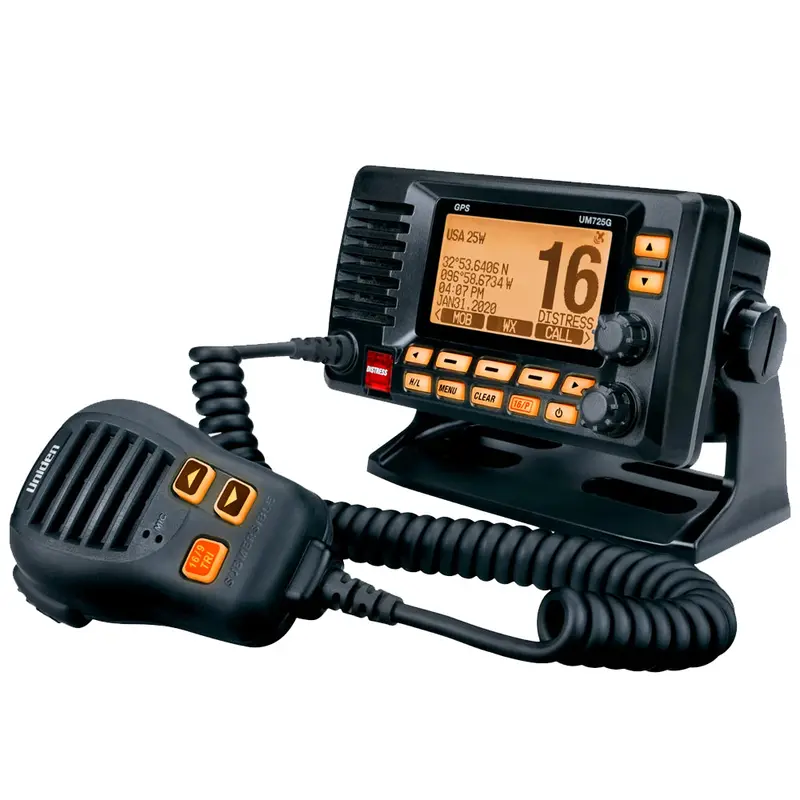 Uniden Um725 Fixed Mount Marine Vhf Radio - Black [Um725bk] 1