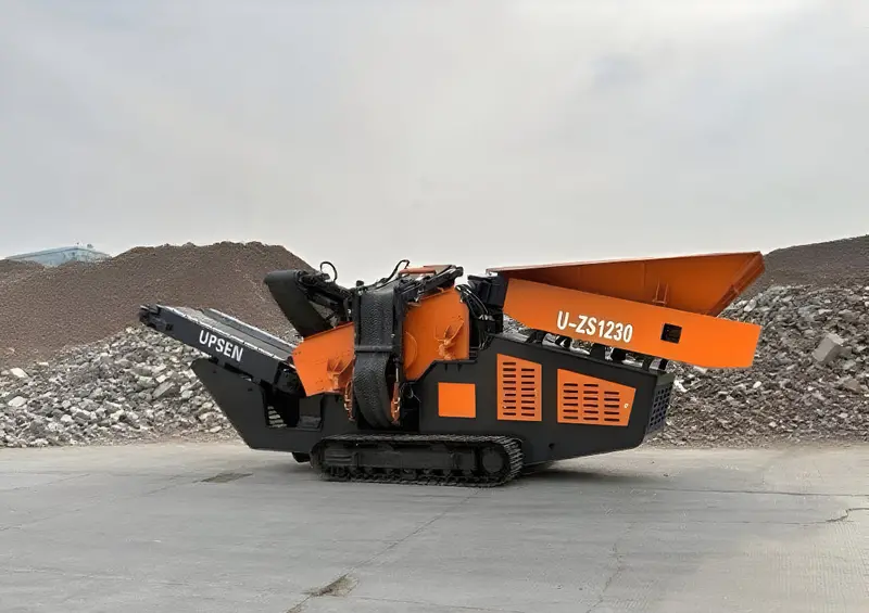 Upsen Heavy-Duty Screener / Scalping Screen | U-Zs1230 & U-Zs1545 | Hopper Volume 3-7 Cubic Meter | Max Feed Size 500-800 Mm 1