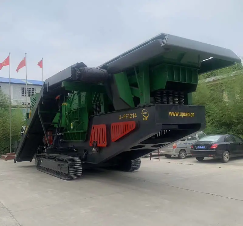 Upsen Mobile Impact Crusher | Model U‑Ic1214 | Capacity 200 T/H | Max Feed Size 600 Mm 1