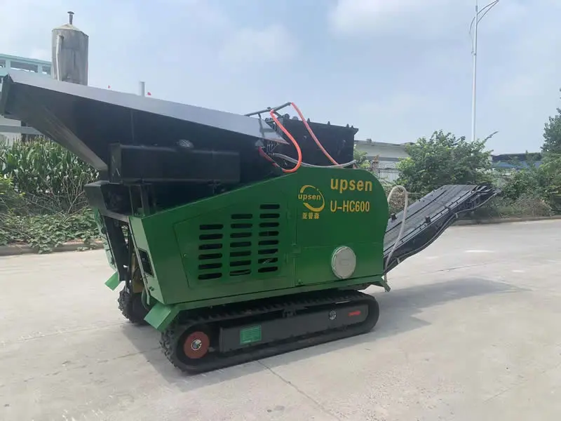 Upsen Track Mobile Hammer Crusher | Model U-Hc600 | Feeding System 500X2000mm | Yanmar Engine 73 Hp 1
