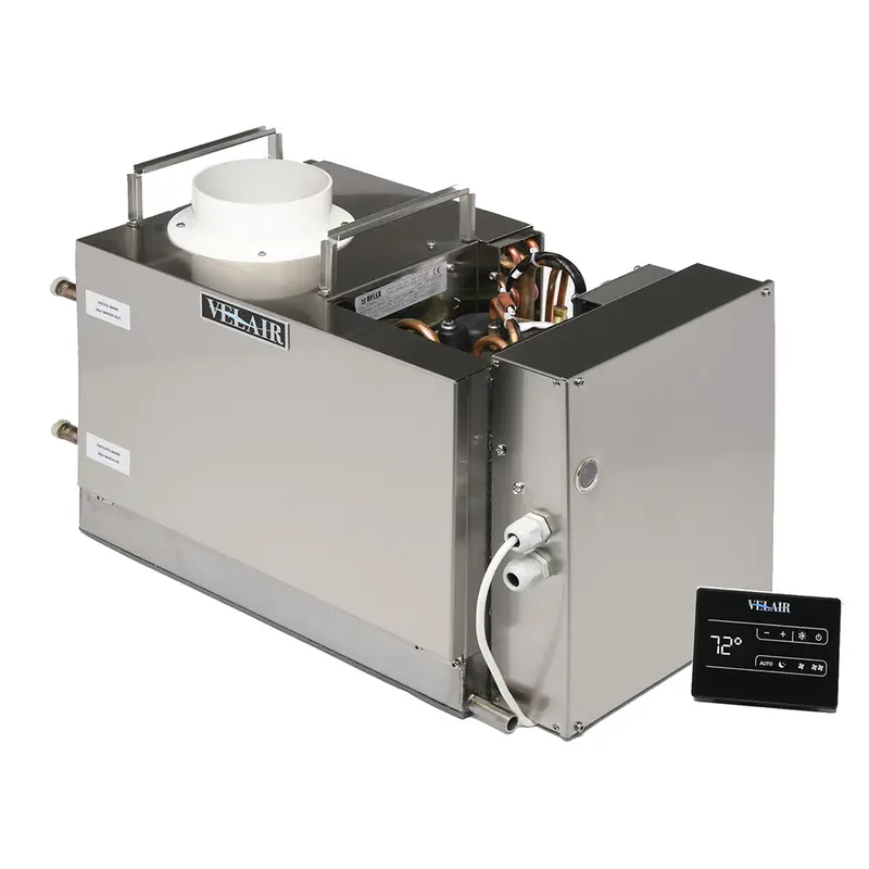 Velair 21K Btu Vsd Smart 115V Marine Air Conditioner Unit Brushless Variable Speed Soft Start Reverse-Cycle Heat [22571Wu] 1