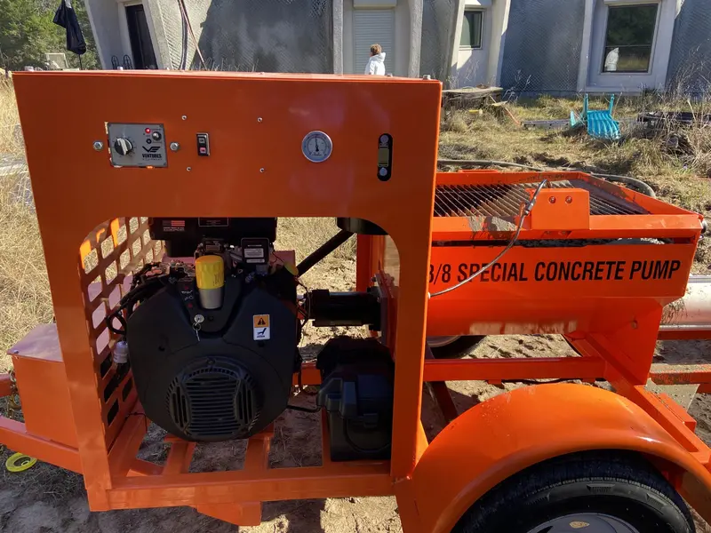 Venture 3/8 Special Trailer Concrete Hatz Diesel Engine Mounted Pump 1