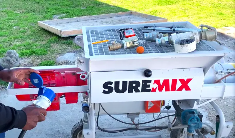Venture Silo Suremix 3D W/ Silo Delivery Hood Mixing Pump With Level Sensor | Capacity 6000 Lb | 220V | 39" Hopper Height 1