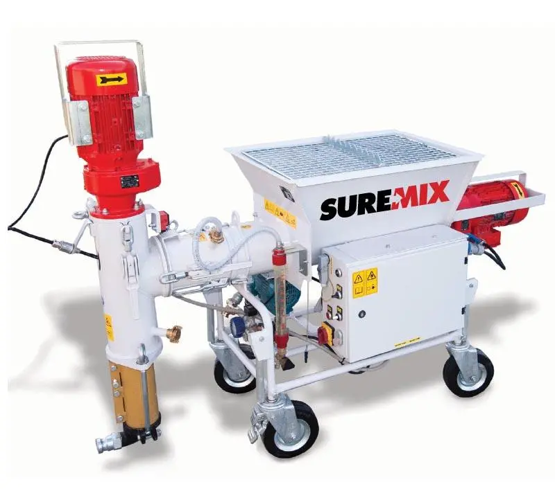 Venture Suremix Self-Leveling Mixing Pump With Level Sensor | 220V | 39" Hopper Height 1