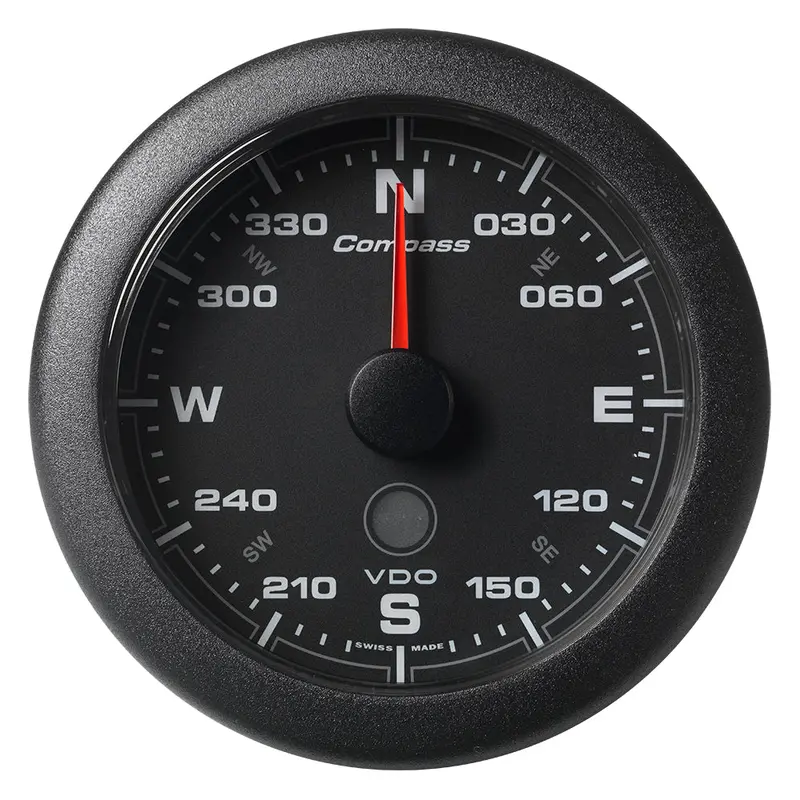 Veratron 3-3/8" (85Mm) Oceanlink Compass - 360 - Black Dial  Bezel [A2c1957380001] 1