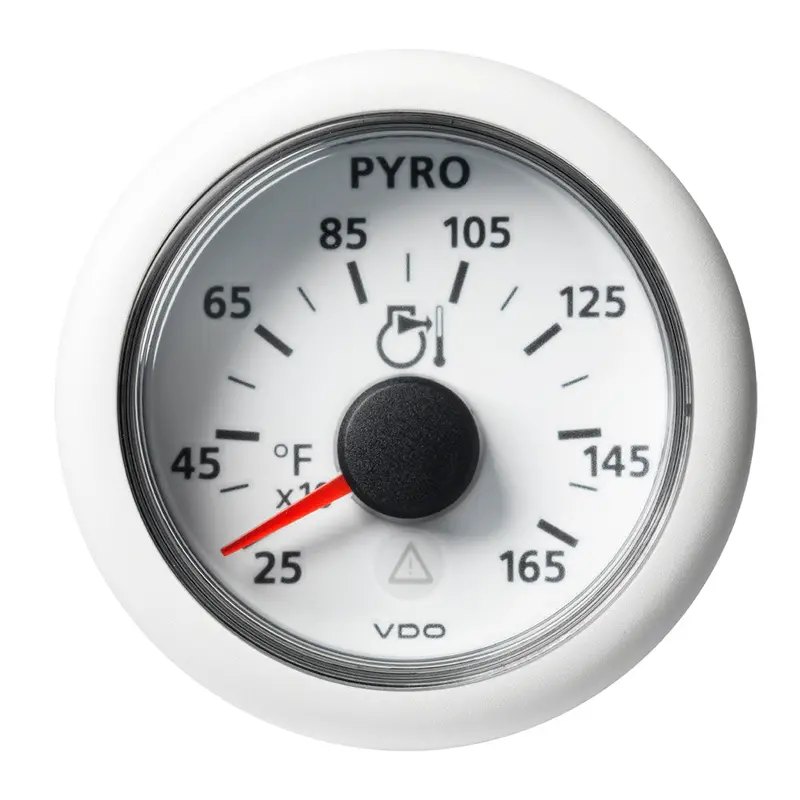 Veratron 52 Mm (2-1/16") Viewline Pyrometer - 250 To 1650F - White Dial  Bezel [A2c59512335] 1