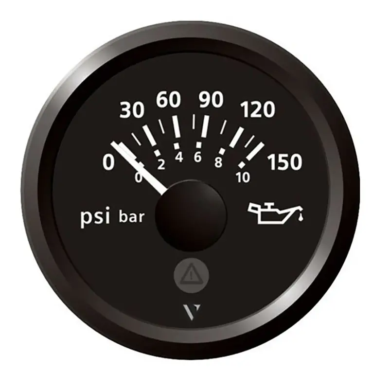 Veratron 52Mm (2-1/16") Viewline Engine Oil Pressure 150 Psi - Black Dial  Bezel [A2c59514117] 1