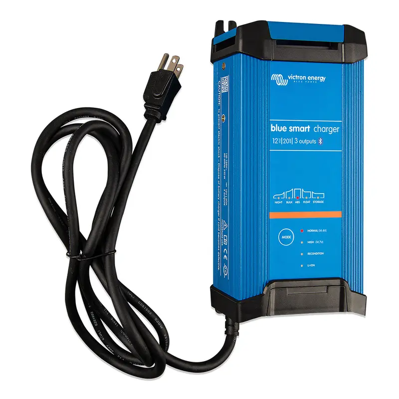Victron Blue Smart Ip22 12Vdc 20A 1 Bank 120V Charger - Dry Mount [Bpc122045102] 1