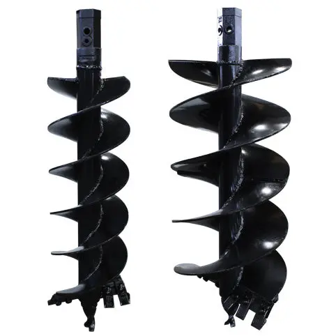 Virnig 3′ Auger Bits | Standard & Tree | Models Sav & Tav | Widths 6″ To 24″ Sizes | 2″ Hex / 2 9/16″ Round Collar | Hydraulic Flow 15 To 25 Gpm | For Mini Skid Steer Auger Drives 2