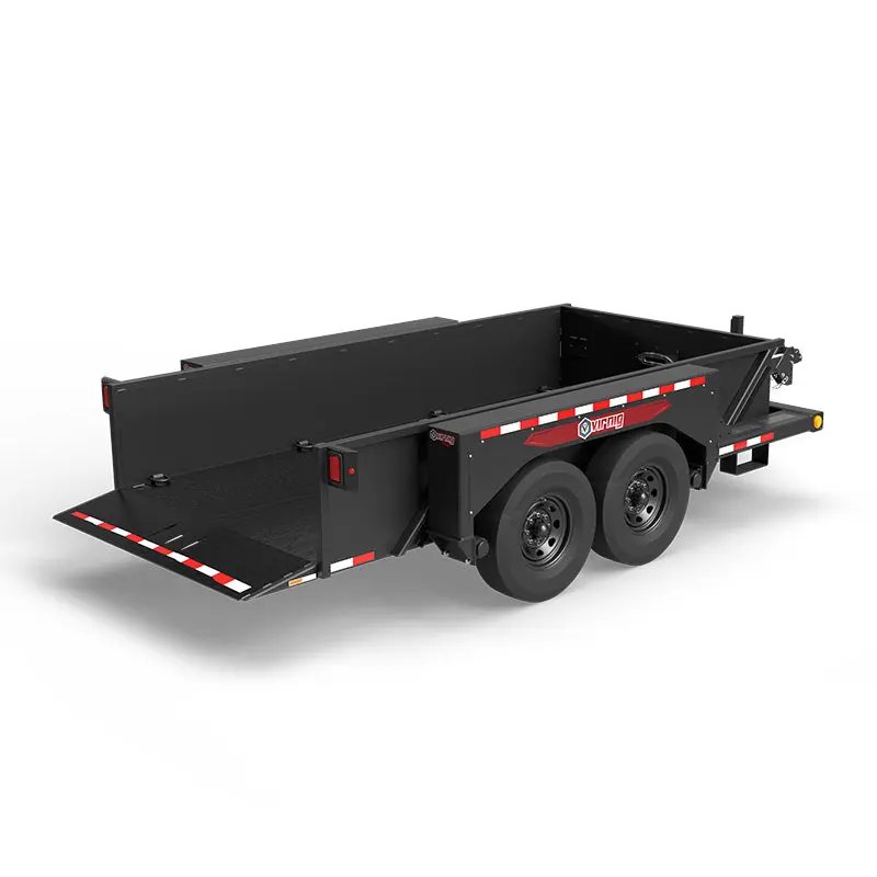 Virnig Hydraulic Drop Deck Utility Trailer | Model Tr Series | 75" Deck Width | 25-50 Hp | 5-10 Gpm | For Skid Steers & Tractors 1