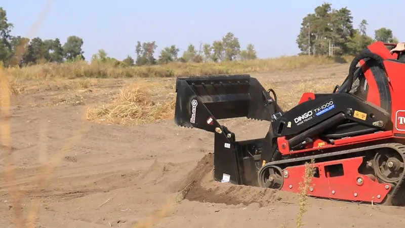 Virnig V20 Mini Skid Steer Multi-Purpose Bucket (4-In-1) | Cmp Series | Widths 36" To 54" | 15-25 Gpm | For Mini Skid Steers 6