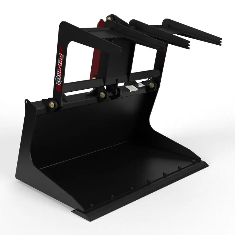 Virnig V20 Mini Skid Steer Scrap Grapple | Csg Series | Widths 36" To 48" | 15–25 Gpm | For Mini Skid Steers 1