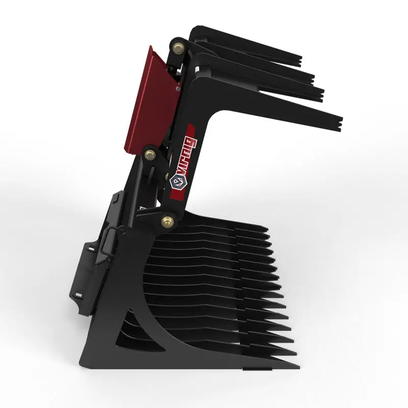 Virnig V20 Mini Skid Steer Skeleton Rock Grapple | Csrg Series | Widths 36" To 48" | 15-25 Gpm | For Mini Skid Steers 1
