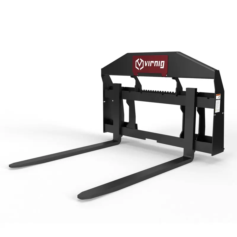 Virnig V30 Compact Tractor Rail Pallet Fork | Models Pf3622-Ct & Pf4222-Ct | Tine Length 36" & 42" | Width 50.5" | 25-35 Hp | For Compact Tractors 1