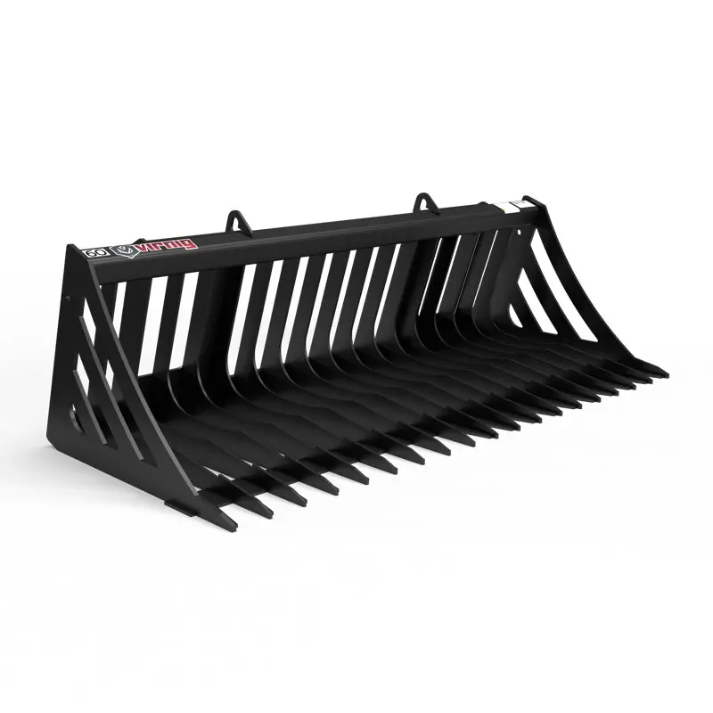Virnig V30 Compact Tractor Skeleton Rock Bucket | Srv-Ct Series | Widths 48" To 72" | 25-50 Hp | For Compact Tractors 1