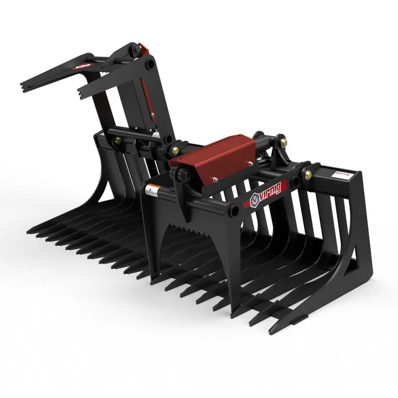 Virnig V30 Compact Tractor Skeleton Rock Grapple | Srgv-Ct | Widths 48" To 72" | 20-50 Hp  | For Compact Tractors 1