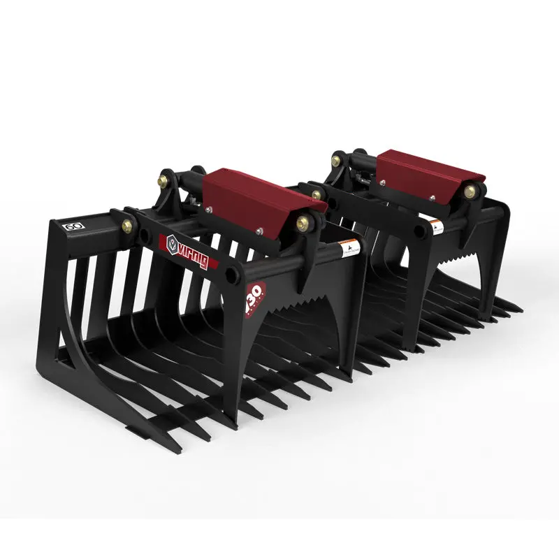 Virnig V30 Compact Tractor Skeleton Rock Grapple | Srgv-Ct | Widths 48" To 72" | 20-50 Hp | For Compact Tractors 15