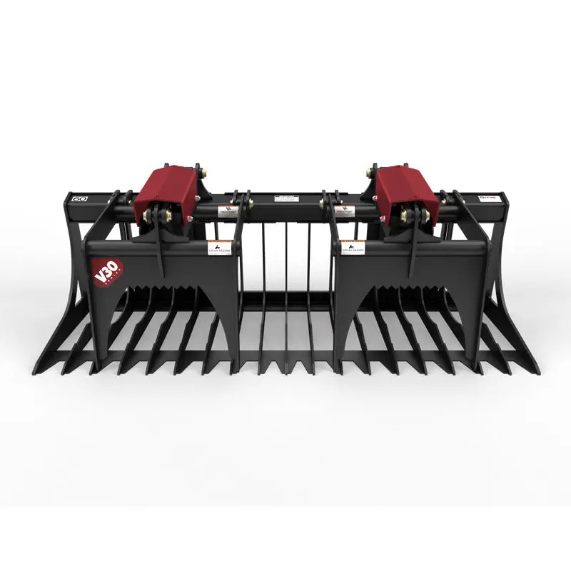 Virnig V30 Compact Tractor Skeleton Rock Grapple | Srgv-Ct | Widths 48" To 72" | 20-50 Hp | For Compact Tractors 9