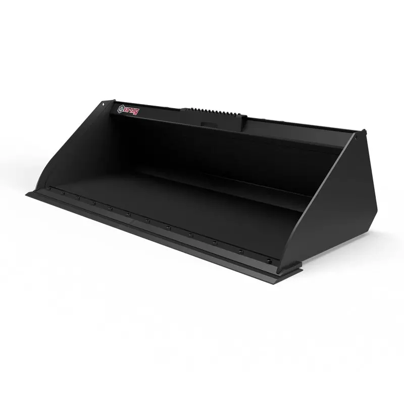 Virnig V40 Low Profile Dirt Bucket | Edv Series | Widths 61.5" To 85.5" | 22 Gpm | For Skid Steer & Track Loaders 1