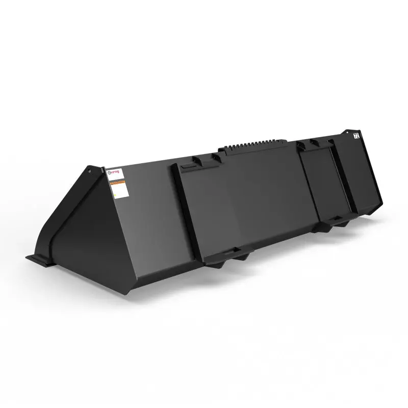 Virnig V40 Low Profile Dirt Bucket | Edv Series | Widths 61.5" To 85.5" | 22 Gpm | For Skid Steer & Track Loaders 3