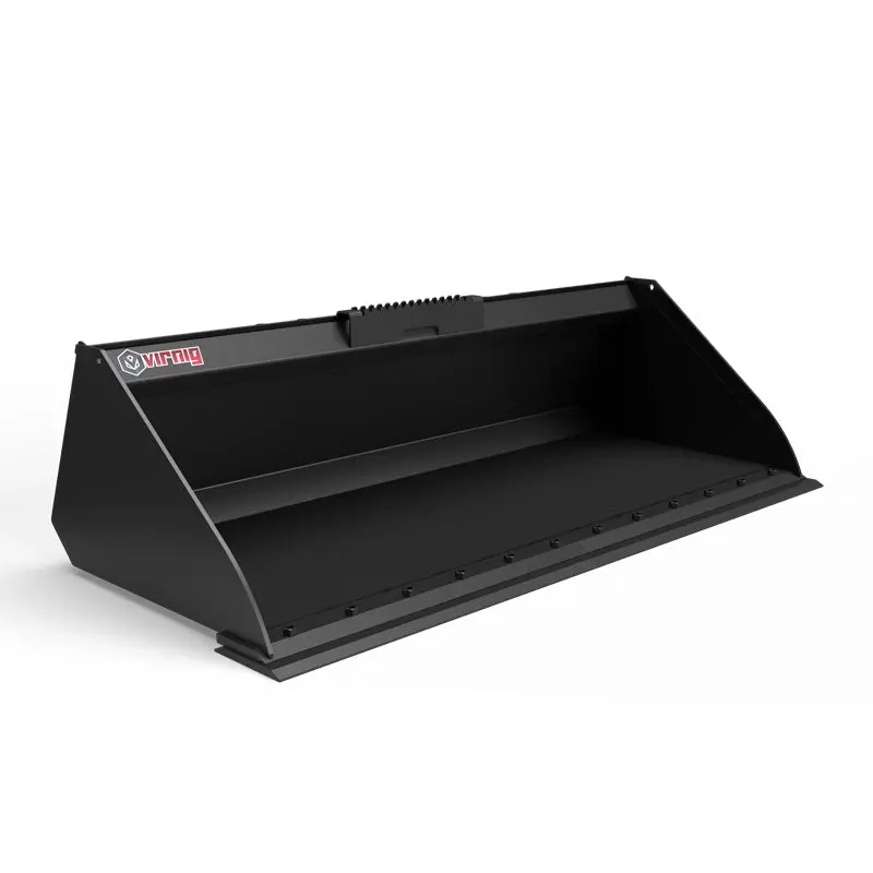 Virnig V40 Low Profile Dirt Bucket | Edv Series | Widths 61.5" To 85.5" | 22 Gpm | For Skid Steer & Track Loaders 7