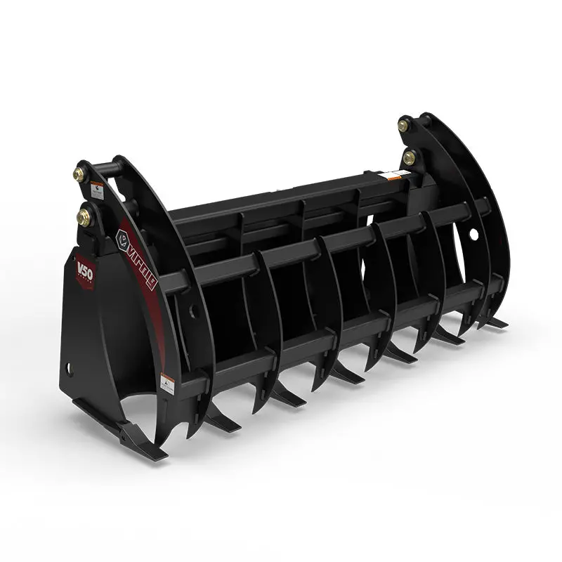 Virnig V50 Root Rake Grapple | Urg Series | Widths 67.9" To 79.9" | 15-25 Gpm | For Skid Steers 1