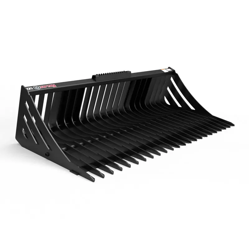 Virnig V50 Skeleton Rock Bucket | Srv Series | Widths 60" To 84" | 15+ Gpm | For Skid Steers 5