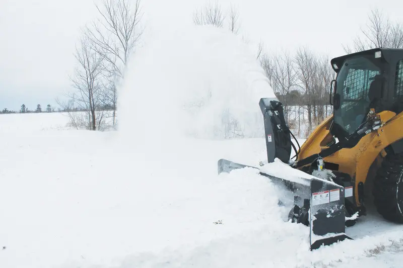 Virnig V50 Snow Blower | Vbwb Series | Widths 64" To 88" | 16-25 Gpm | For Skid Steers 1