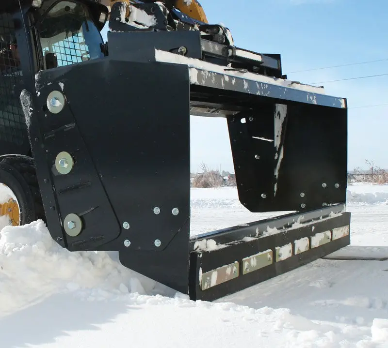 Virnig V60 Snow Pusher | Swp Series | Widths 90" To 122.5" | 15-25 Gpm | For Skid Steers 1