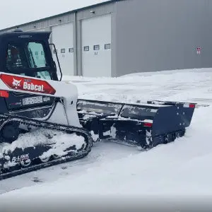 Virnig V60 Steel Edge Snow Pusher | Sesp Series | Widths 92.5" To 125.4" | 15-25 Gpm | For Skid Steers 1