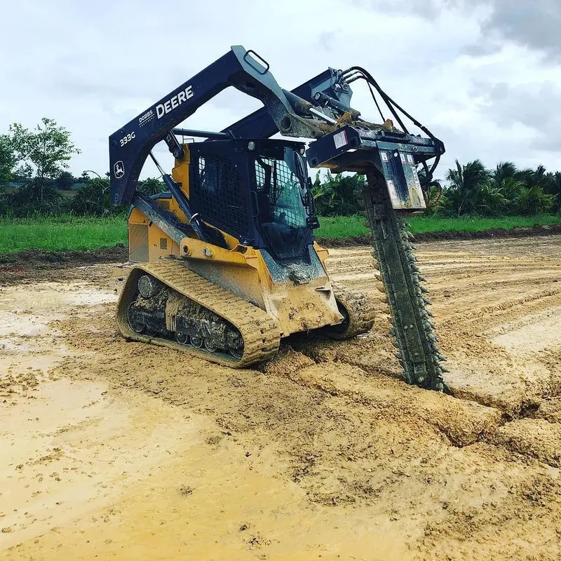 Virnig V60 Trencher | Trn Series | Dig Depth 36" To 60" | 15-45 Gpm | For Skid Steers 1