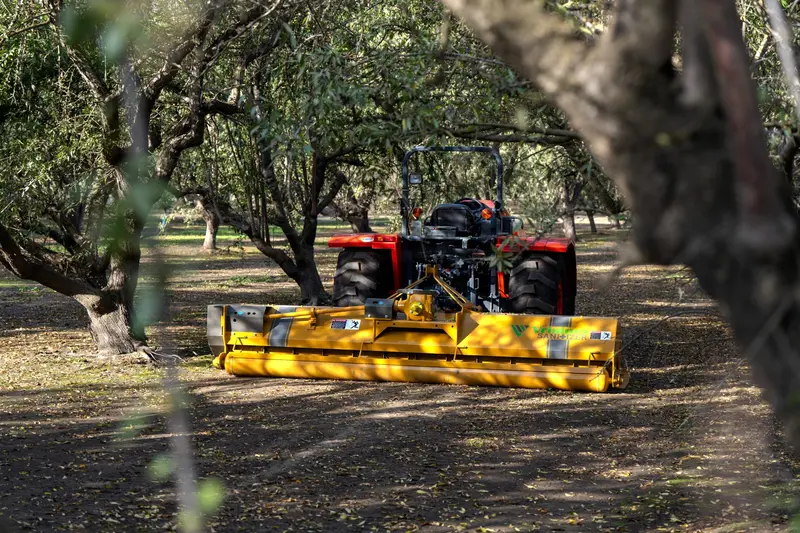 Vrisimo Sanitizer Orchard Mulcher | Model Sm2120 & Sm2144 | Cutting Width 10' & 12' | 75-85 Hp | For Tractors 1