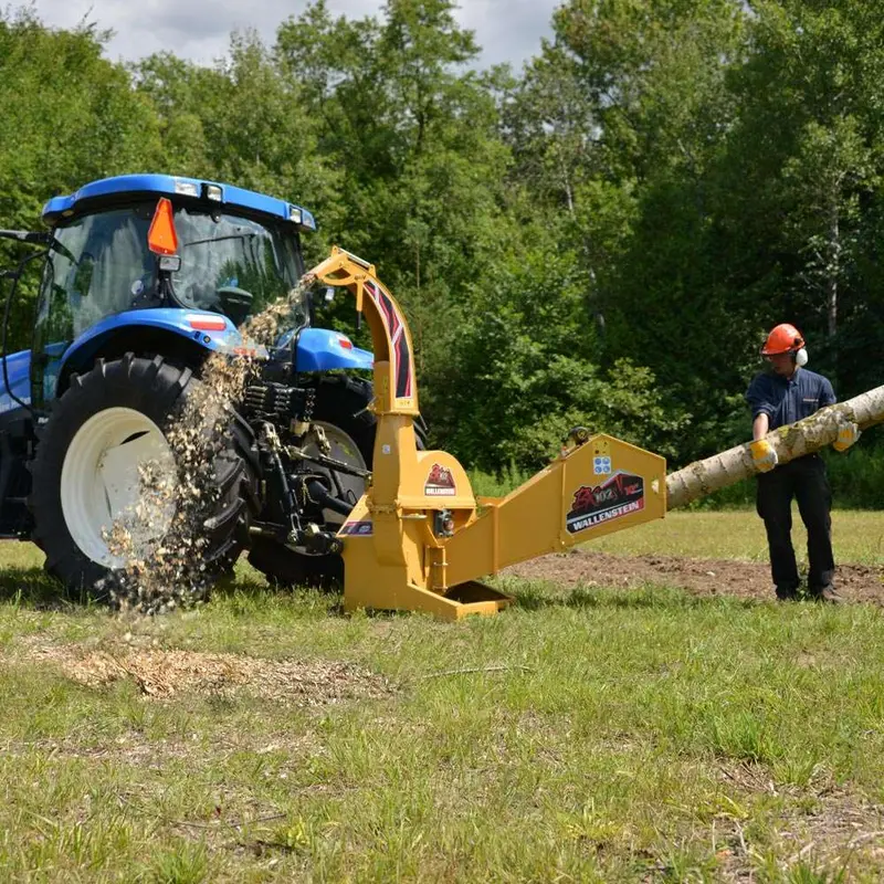 Wallenstein Gravity Feed Wood Chippers | Models Bx Series | Rotor Diameter 25" - 36" | 22-120 Hp | For Tractors 1