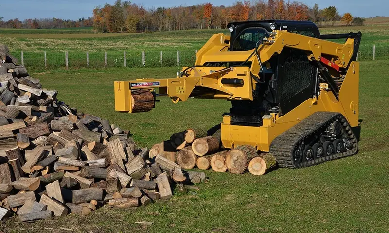 Wallenstein Log Splitters | Model Wx410, Wx430 & Wx470 | Split Opening 24" & 36" | 10-13 Gpm | For Skid Steers 1