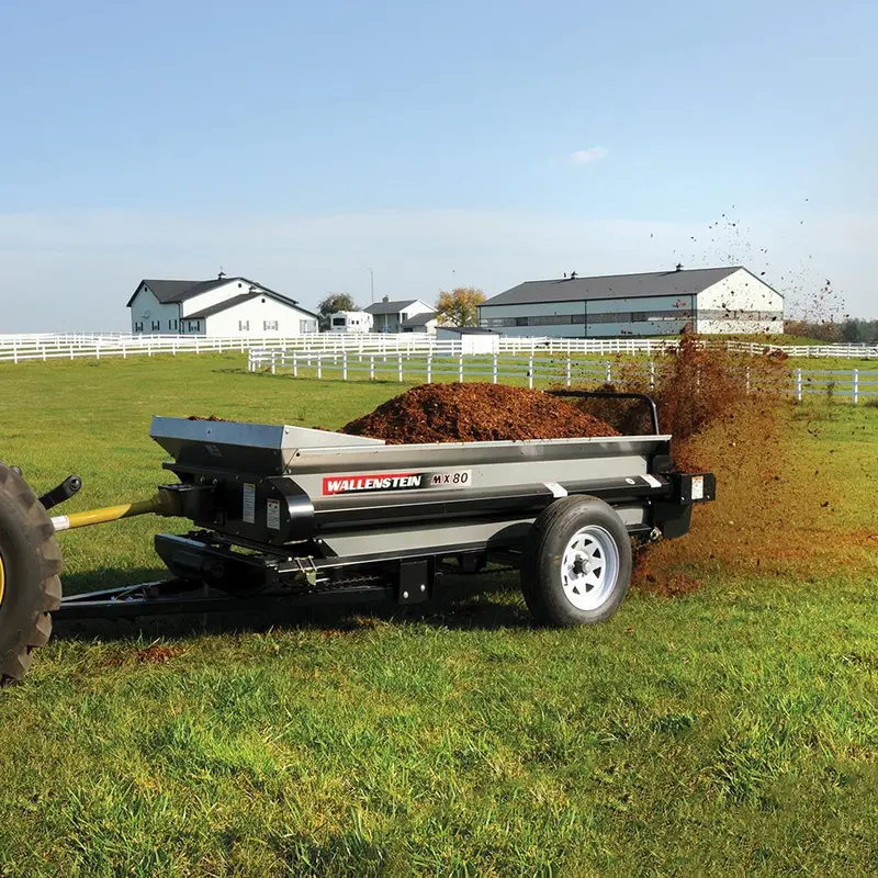 Wallenstein Manure Spreader | Mx Series | Width 48", 57" & 63" | 12-50 Hp | For Tractors & Lawn Mowers 1