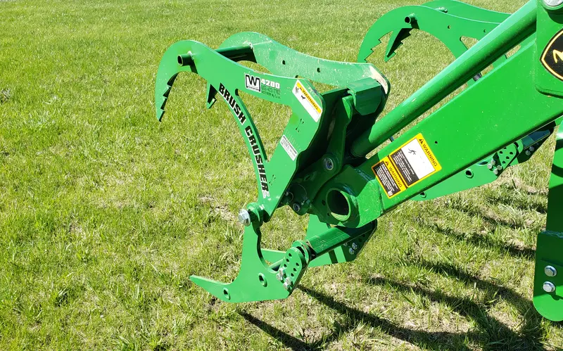 Westendorf Brush Crusher | Model 4200-Green | Hydraulic-Free Grapple | Jdqa 100–400 Series | 20–50 Hp | For Tractors 1