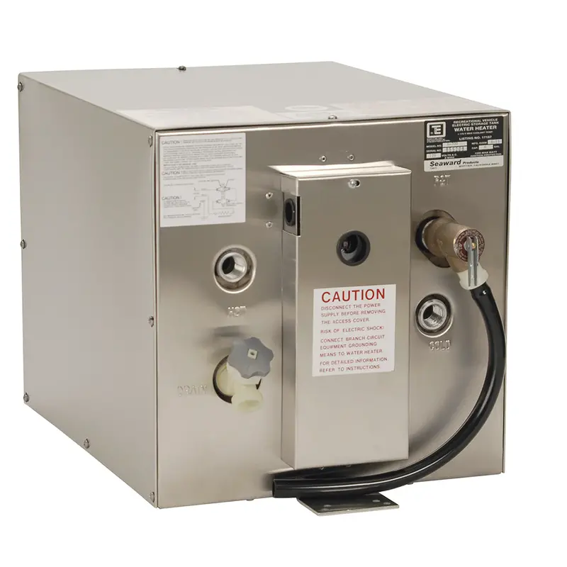 Whale Seaward 6 Gallon Hot Water Heater W/Rear Heat Exchanger - Stainless Steel - 240V - 1500W [S750] 1