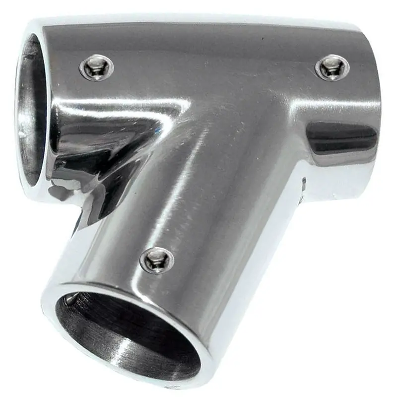 Whitecap 1" O.D. 60 Degree Ss Tee - Left [6144C] 1