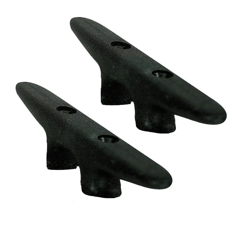 Whitecap Black Nylon Cleat 6" Pair [3421Bp] 1