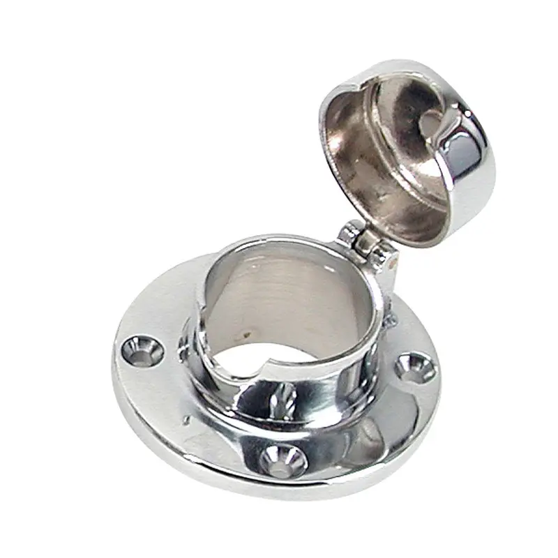Whitecap Chain & Rope Deck Pipe Hinged 1-1/2" Opening [S-0112C] 1