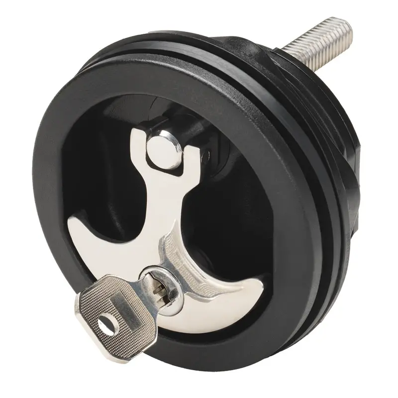 Whitecap Compression Handle - Nylon Black/Ss - Locking [6228Bc] 1